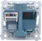 Donel R98 METAL механизм розетки RJ45 (одиночная) cat.6/ClassE-8, серия DA