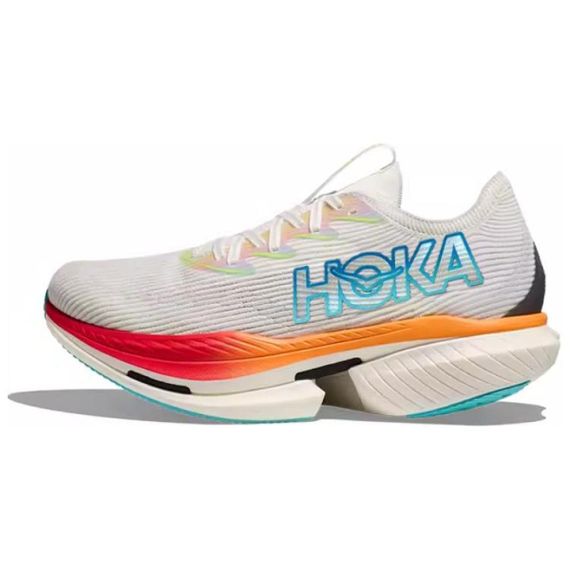 HOKA ONE ONE CIELO X1 Бежевые кроссовки Низки Моро-белый/Ярко-красный Унисекс