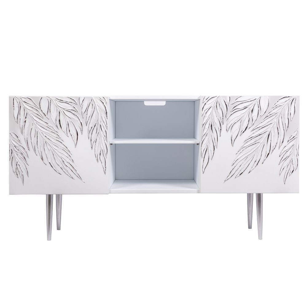 Тумба под ТВ Тропик 117см Стайл Айс Сильвер