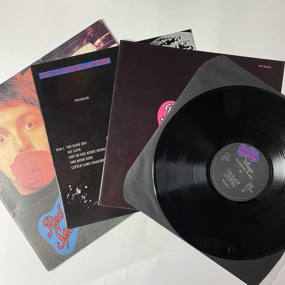 Винтажная виниловая пластинка LP Paul McCartney Wings Red Rose Speedway (Japan 1975) (No Obi) Big Barn Bed