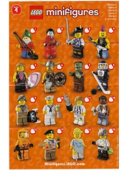 LEGO Minifigures 8804 4 серия Гном на лужайке