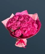 Пионы в розовом крафте