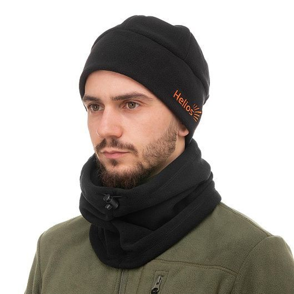 Комплект флисовый Helios POLARIS (шапка, бафф) цв. хаки р.XL (T-HS-HB-H)