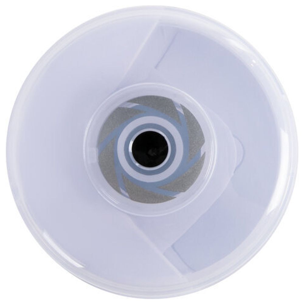 Точилка электрическая BRAUBERG DOUBLE BLADE WHITE, двойное лезвие, питание от 2 батареек, 271337