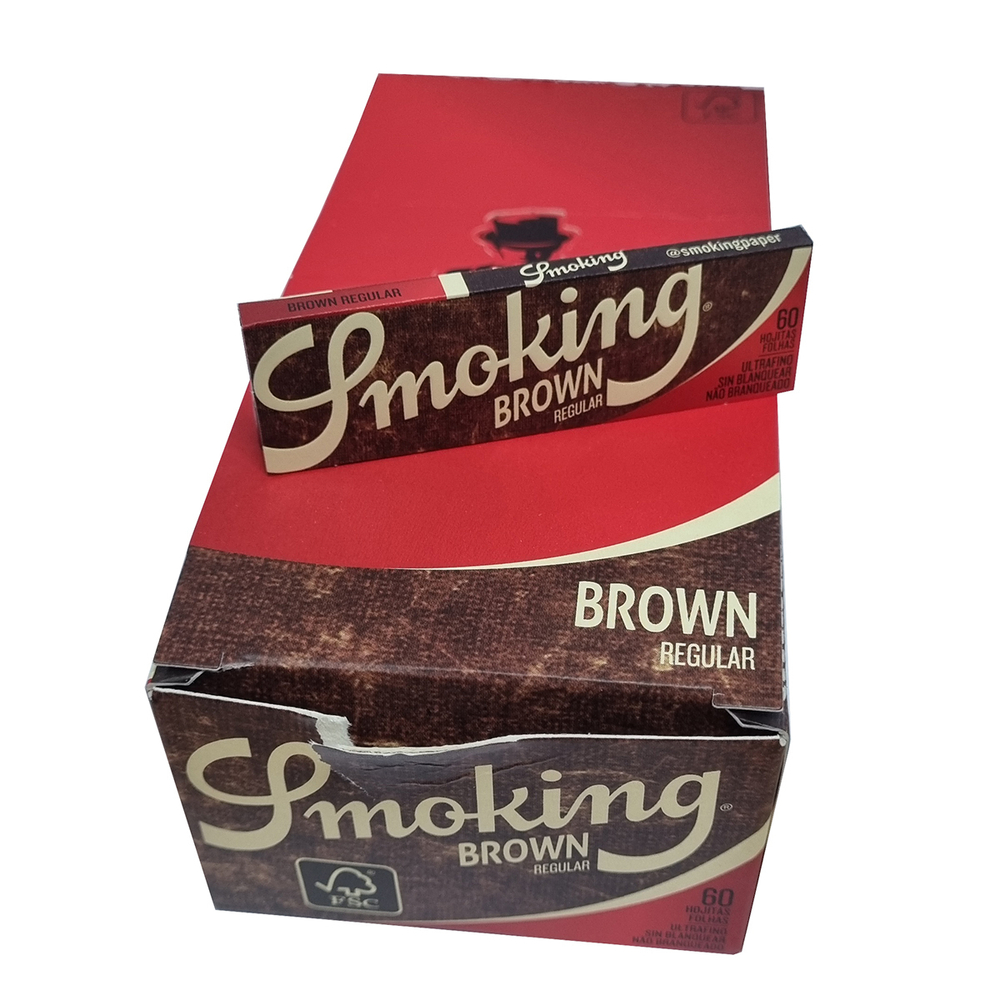 Бумага для сигарет блок "Smoking" Brown 60л*50шт