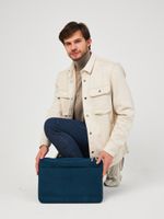 Чехол для ноутбука 13,3" и 14" (Рубчик синий)