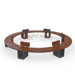 Скамейка Лира радиусная