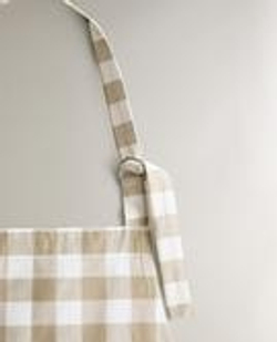 ZARA HOME ФАРТУК С ТКАНЫМ УЗОРОМ, БЕЖЕВЫЙ
