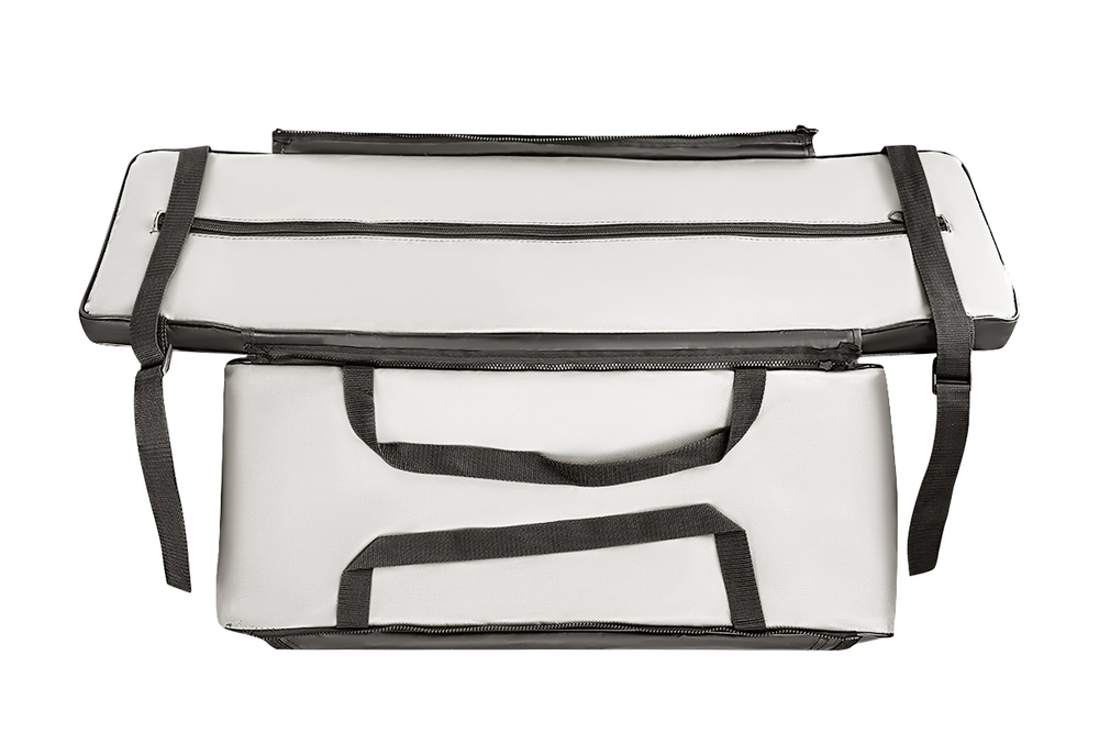 Накладки на банки комплект 91х25 Yachtman белый-черный