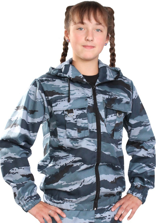 Костюм детский летний Зарница Серый камыш