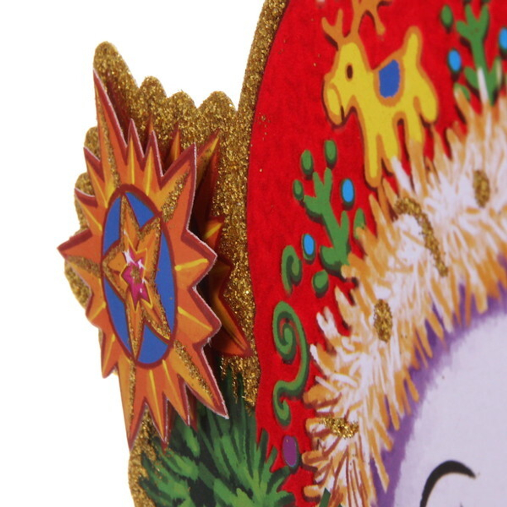 Плакат «Добрый снеговичок» 40 см