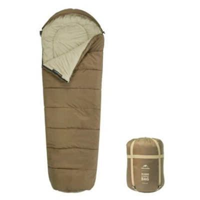Мешок спальный Naturehike Mummy MJ300, 205х75 см, (правый) (ТК: +4C), коричневый