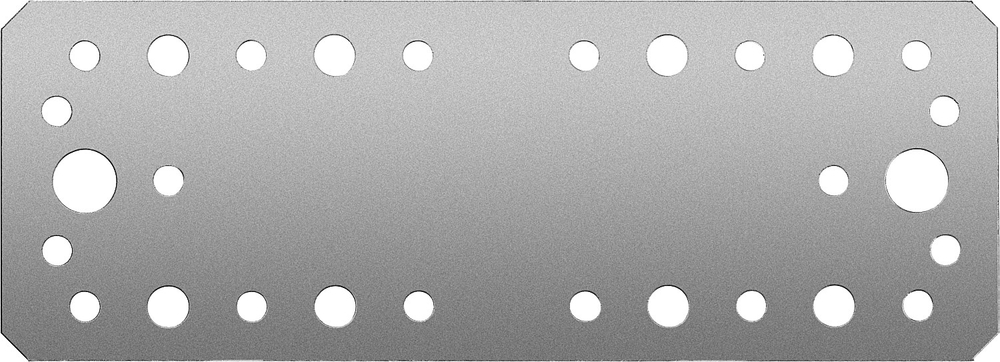 ЗУБР КП-2.5, 180 x 65 x 2.5 мм, цинк, крепежная пластина (31023-180)