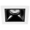 Комплект из светильника и рамки Lightstar Domino Quadro (214516+214507) D51607
