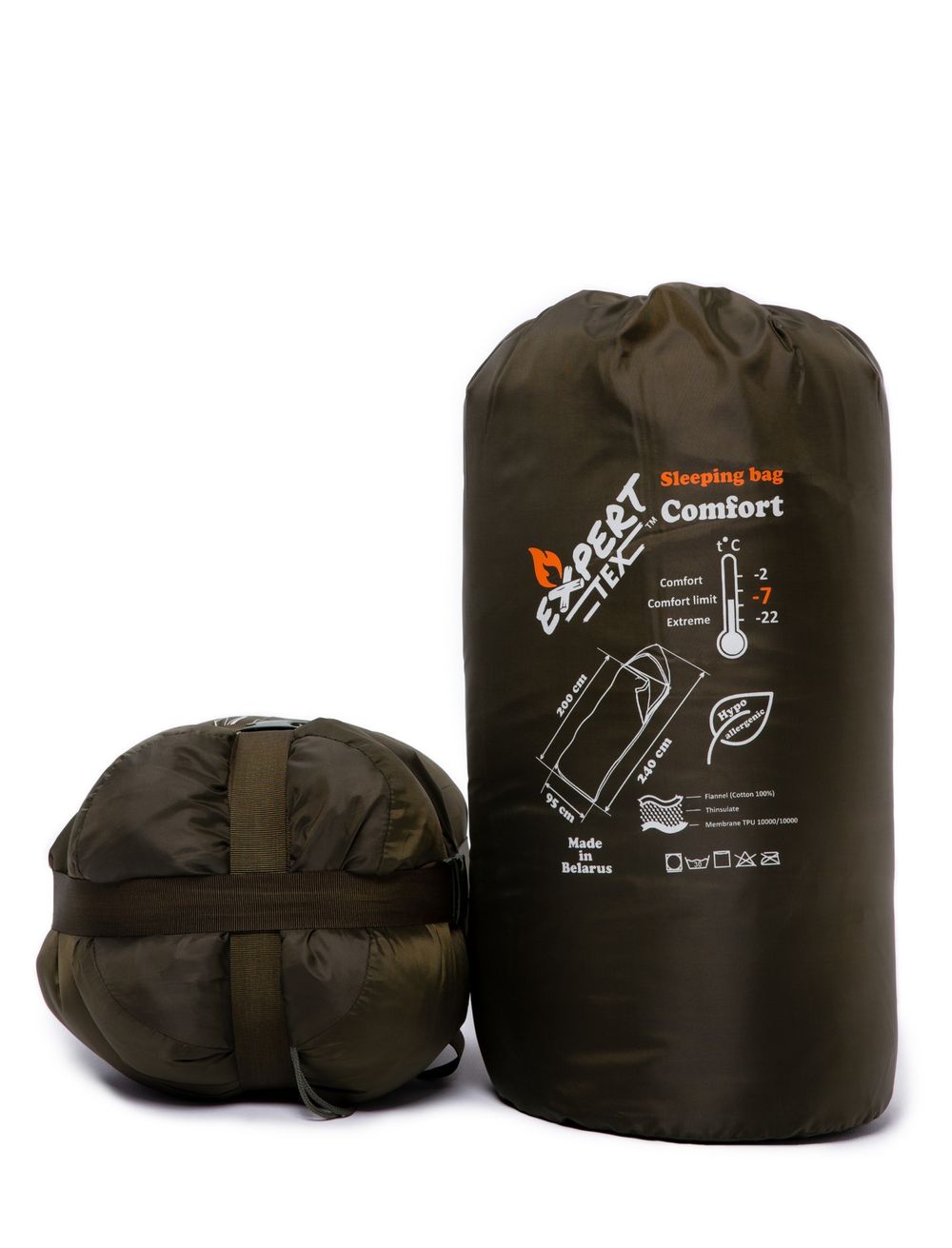 Спальный мешок-одеяло Comfort, Expert-Tex