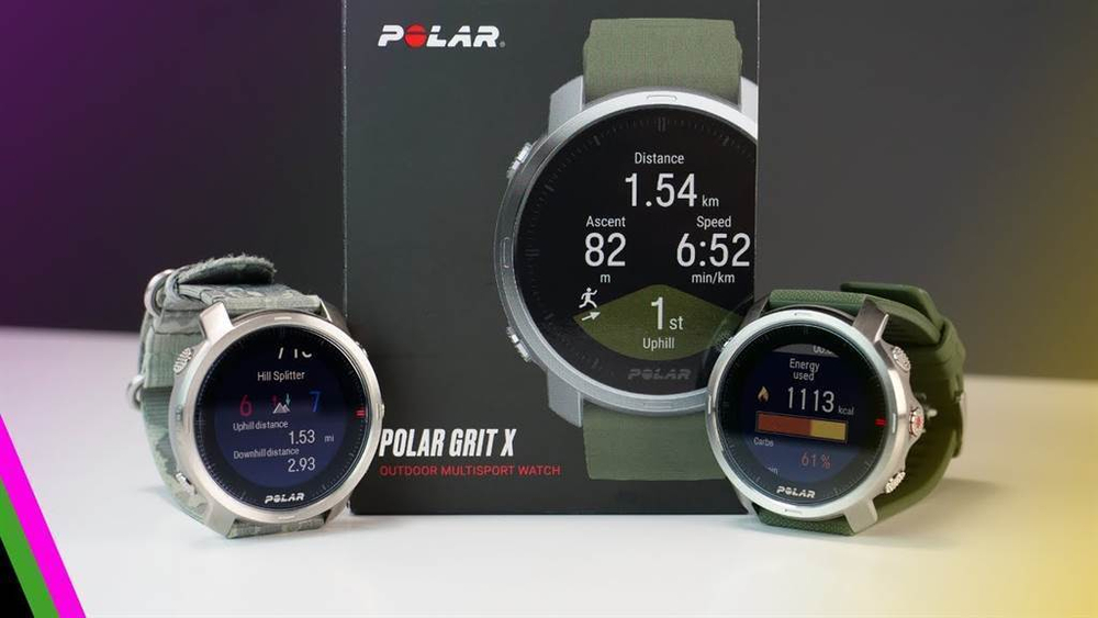 Мультиспортивные GPS-часы POLAR GRIT X, зеленые