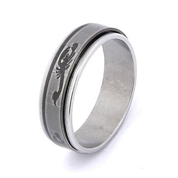 Кольцо стальное (106) "Скорпион"