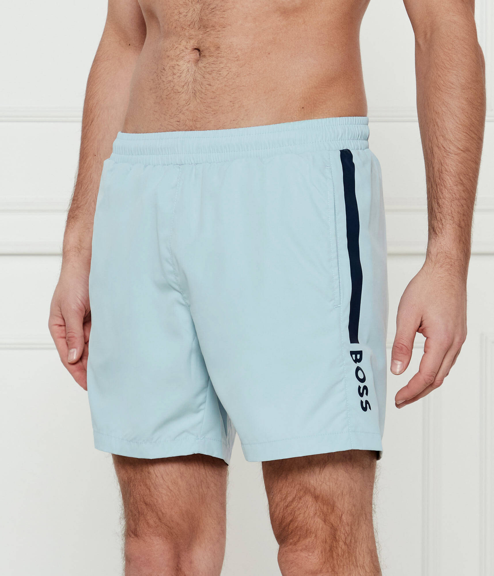 Шорты для плавания Dolphin BOSS BLACK - голубой(50508798)
