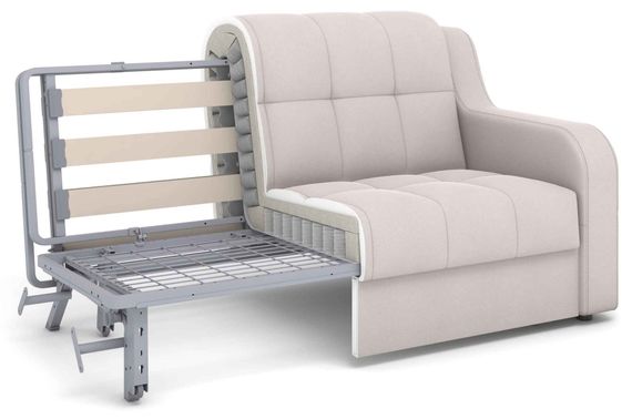 Диван-кровать Прато (аккордеон, 155, НПБ), Melange Cappucino