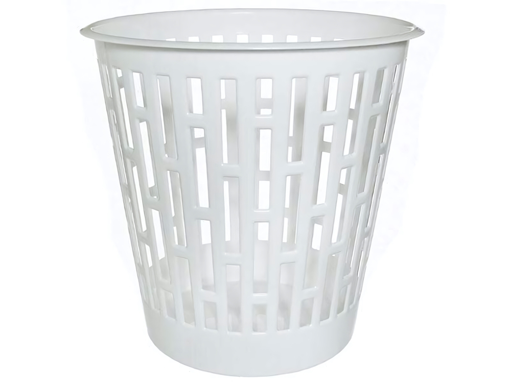 Корзина для мусора 9л "Матрица", белый