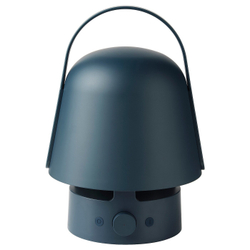IKEA VAPPEBY  (ИКЕА ВАППЕБЙ)  -  Лампа с bluetooth-динамиком, открытая/синяя