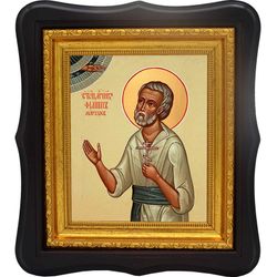 Филипп Марышев мученик. Икона на холсте.