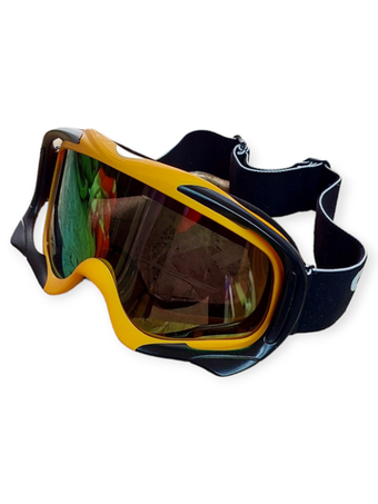 очки мото кроссовые цвет Орнанжевый Vega