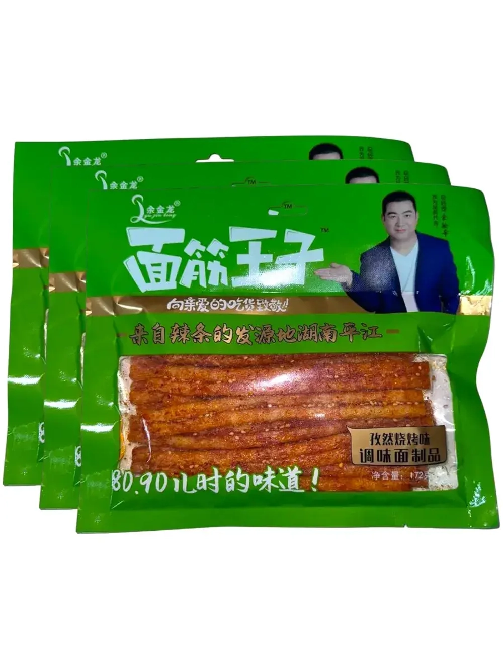 Азиатские снеки со вкусом острого шашлычка 172 г * 3 шт