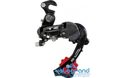 Переключатель задний Shimano Tourney RD-TZ50, средняя лапка (6 ск.), крепление на ось