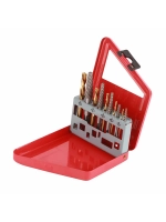 Набор экстракторов и сверл в кейсе для болтов сверл 2-7.5 мм 10 предметов