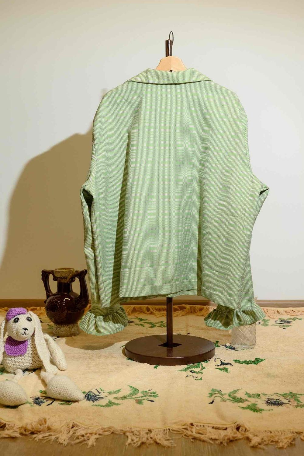 Рубашка Soeurs Green Wave Shirt green