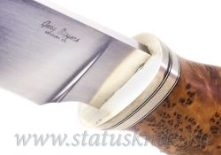 Нож Gary Biggers Thuya Burl Hunterфотография - 7