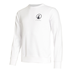 Мужская кофта теннисная Quiet Please Baseline Sweatshirt Men - White, Blue