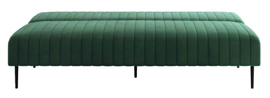 Диван-кровать БАККАРА, велюр, трехместный без подлокотников, прямой, клик-кляк