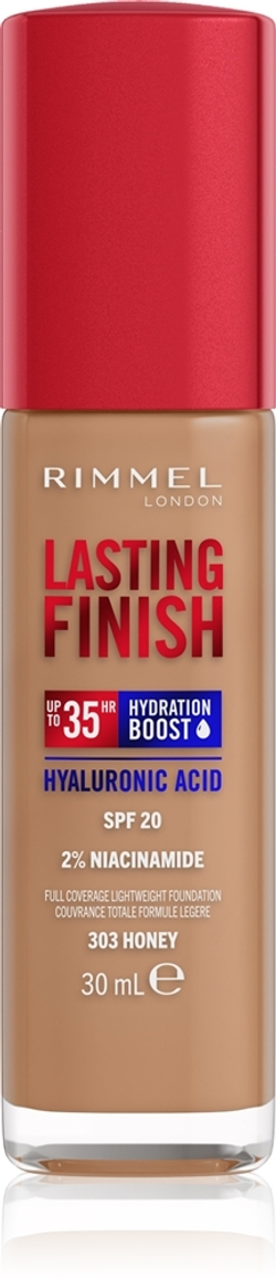 Rimmel Lasting Finish 35H Hydration Boost - Увлажняющий тональный крем SPF 20, 30 ml