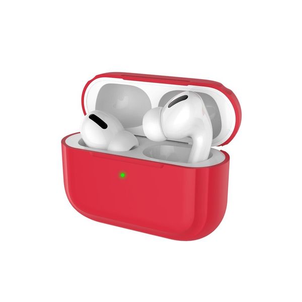 Чехол силиконовый Deppa для AirPods Pro (D-47036) 1.3мм Темно-красный