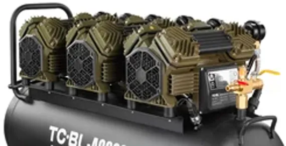 Поршневой безмасляный 2 в 1 компрессор TC-BL DC5090M