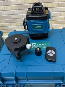 Лазерный уровень нивелир 4D 16 линий зеленый луч 360 с подставкой, KENT MTZ360-16L