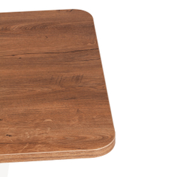 Стол обеденный TIBI нераздвижной ЛДСП, 68,6 х 110 х 75 см, Дуб Канзас/Пепел