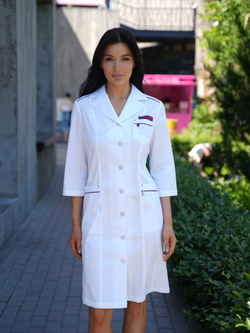 Халат медицинский женский | Х-206/2а 3/4 статус NEO