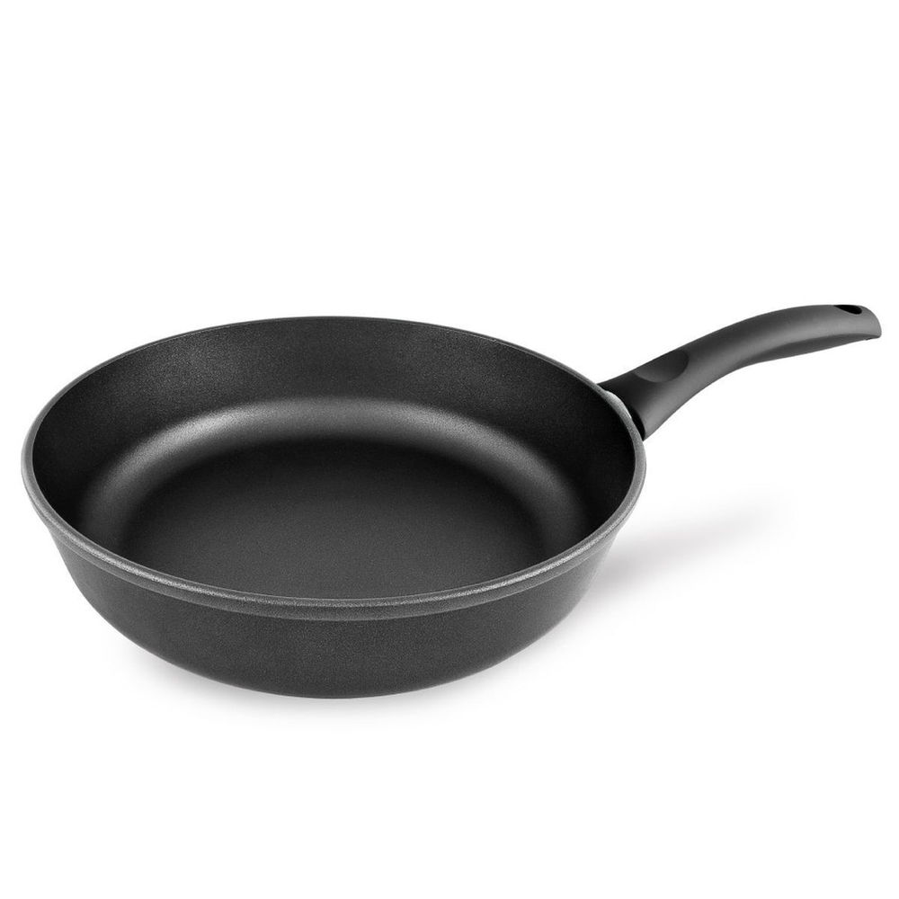 Сковорода алюминий, 28 см, антипригарное покрытие, Neva, Черная, черная, N128