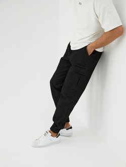 Джоггеры карго джинсовые. Асфальт