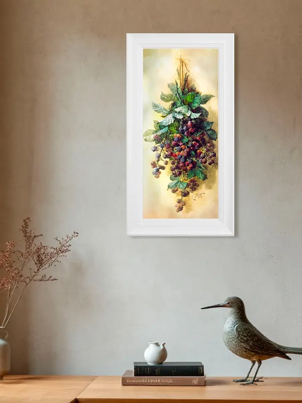 Картина на стену интерьерная на холсте в раме 21*40 см