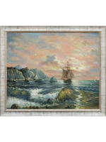 Картина маслом "Море" Васильев