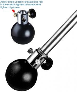 EP85 Super End-pin Упор для шпиля смычковых инструментов Wolf