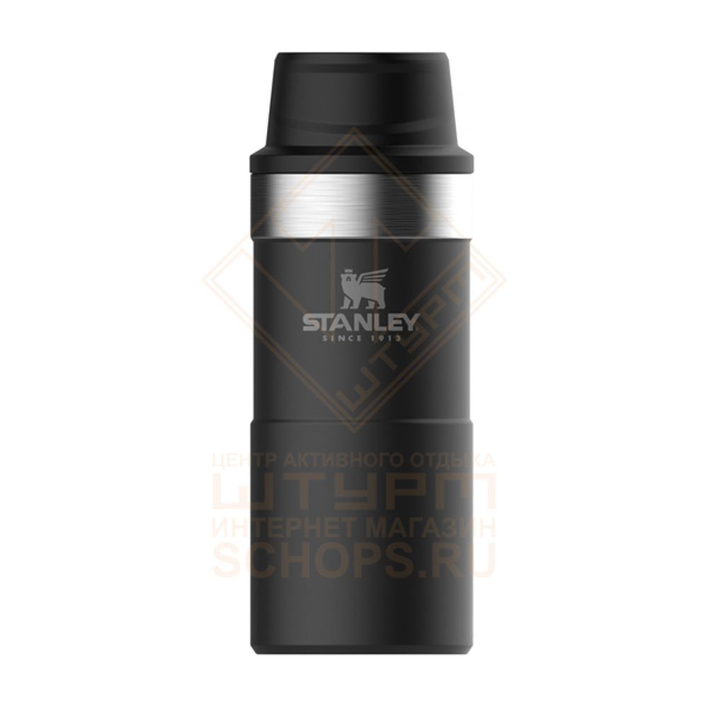 Термостакан Stanley Classic One Hand 0.35 л, Black