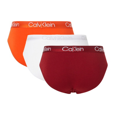 Мужские боксеры спортивные Calvin Klein Hip Brief 3P - red carpet/white/samba