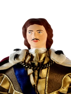 Кукла коллекционная Пётр I в доспехах и мантии