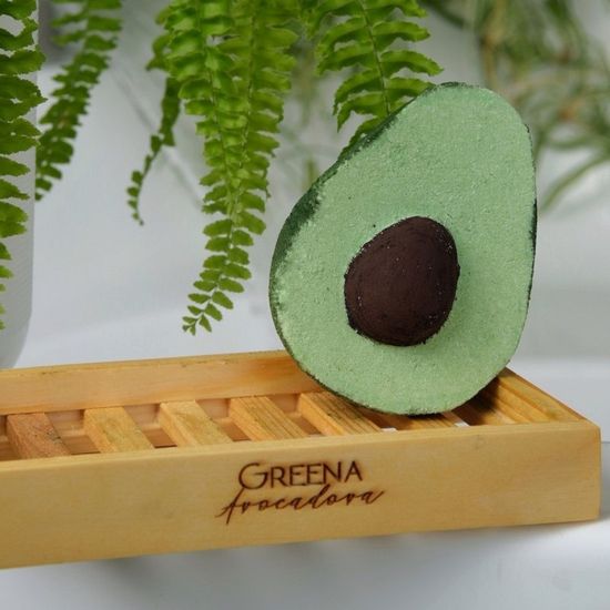 Бомбочка для ванны Greena Avocadova "Авокадо", 100 г