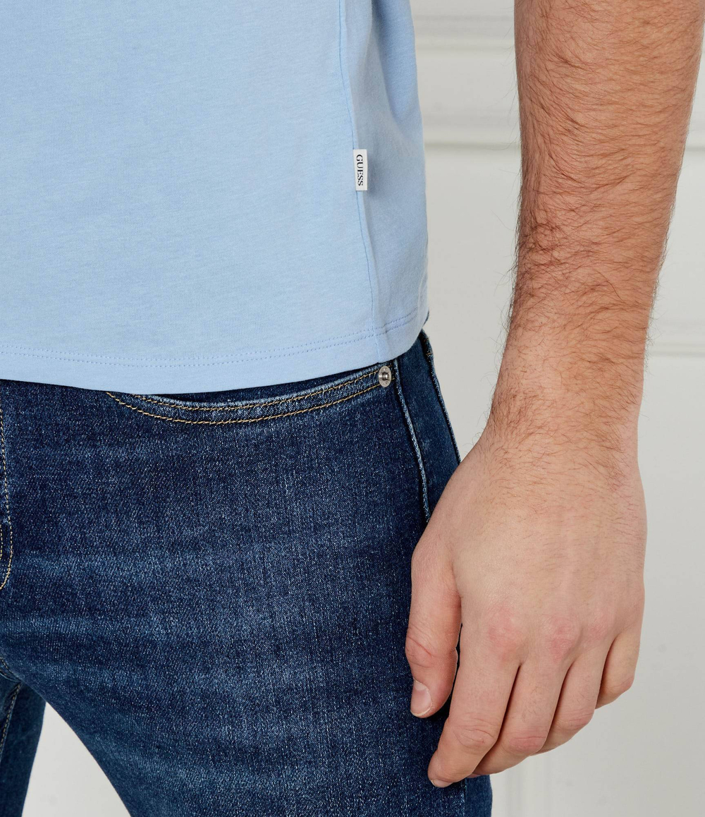 Футболка EMBRO Guess Jeans - голубой(M4YI52 K8HM0)